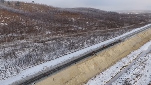 Строительство железнодорожного перегона между станциями Заводская и Заводская-2
