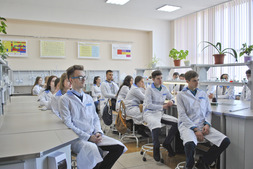 Занятия учеников «Газпром-класса» на базе Амурского технического колледжа