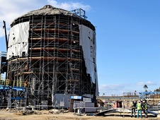 На Амурском ГПЗ завершены сварочно-монтажные работы на шаровых резервуарах третьего резервуарного парка Товарно-сырьевой базы для хранения сжиженных углеводородов