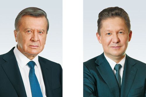 Председатель Совета директоров ПАО «Газпром» Виктор Зубков, Председатель Правления ПАО «Газпром» Алексей Миллер.