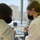 Студенты АмГУ на лабораторных занятиях в РГУ нефти и газа (НИУ) имени И. М. Губкина.