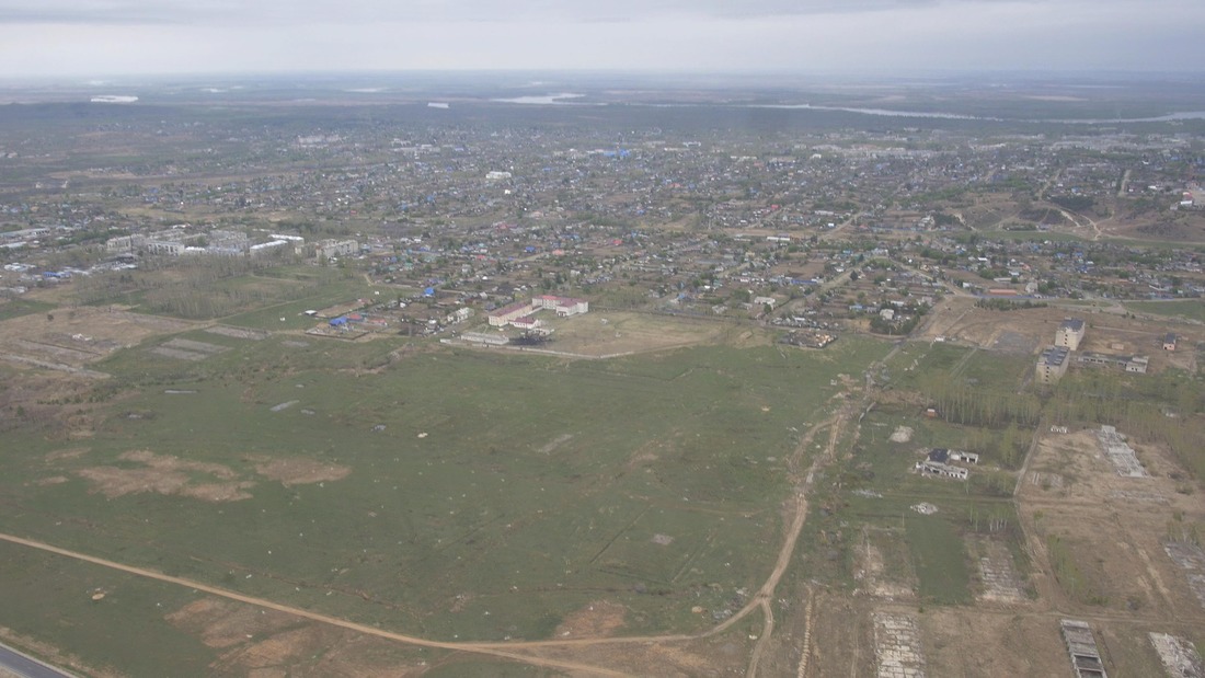 Территория строительства жилого микрорайона