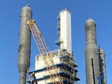 Смонтирован блок охлаждения сырьевого газа на IV линии Амурского ГПЗ