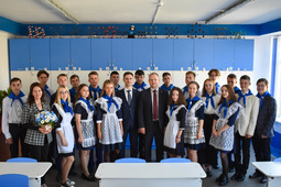 Учащиеся третьего набора «Газпром-класса».