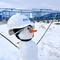 На стройплощадку Амурского ГПЗ выпал первый снег. Встречаем зиму вместе с симпатичным снеговиком-газовиком.