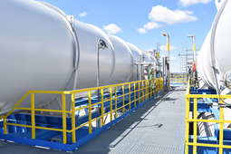 Газообразные вспомогательные среды (азот и воздух) уже участвуют в функциональных испытаниях приборов КИПа и подготовке оборудования к работе.
